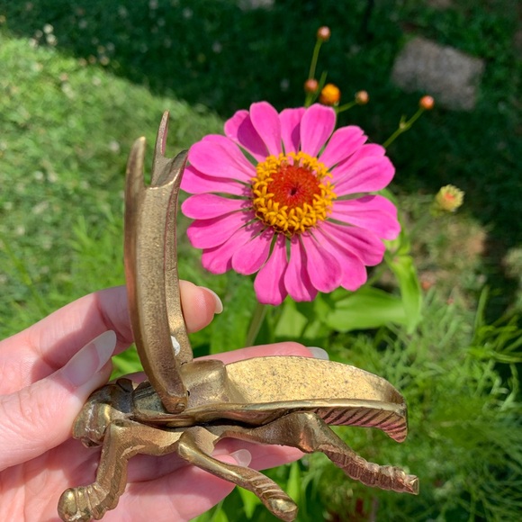 Brass Fly ashtray - Picture 6 of 12